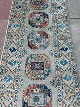 Load image into Gallery viewer, Hand Knotted Afghani Kazak Runner (2'8" x 6'6")