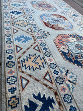 Load image into Gallery viewer, Hand Knotted Afghani Kazak Runner (2'8" x 6'6")