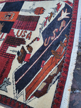 Load image into Gallery viewer, Hand Knotted Afghani War Rug (31" x 49")