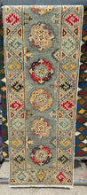 Load image into Gallery viewer, Hand Knotted Afghani Kazak Runner (2' x 6')