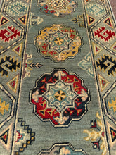 Load image into Gallery viewer, Hand Knotted Afghani Kazak Runner (2' x 6')