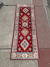 Load image into Gallery viewer, Hand Knotted Afghani Kazak Runner (2’1” x 5’9”)