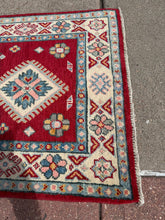 Load image into Gallery viewer, Hand Knotted Afghani Kazak Runner (2’1” x 5’9”)