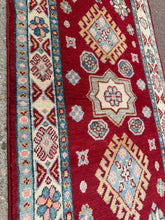 Load image into Gallery viewer, Hand Knotted Afghani Kazak Runner (2’1” x 5’9”)