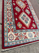 Load image into Gallery viewer, Hand Knotted Afghani Kazak Runner (2’1” x 5’9”)
