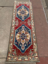 Load image into Gallery viewer, Hand Knotted Afghani Kazak Runner (2' x 6')
