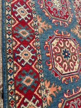 Load image into Gallery viewer, Hand Knotted Afghani Kazak Runner (2' x 6')