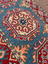 Load image into Gallery viewer, Hand Knotted Afghani Kazak Runner (2' x 6')