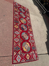 Load image into Gallery viewer, Hand Knotted Afghani Kazak Runner (2' x 5'7")