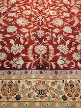 Load image into Gallery viewer, Hand Knotted Indian Kashan Rug (6'1" x 9')