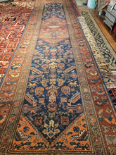Load image into Gallery viewer, Antique Hand Knotted Persian Bakhtiari Runner (3' x 12'2")