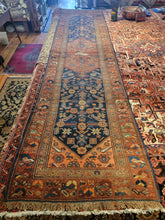 Load image into Gallery viewer, Antique Hand Knotted Persian Bakhtiari Runner (3' x 12'2")
