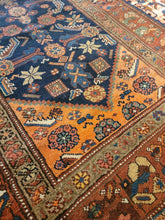 Load image into Gallery viewer, Antique Hand Knotted Persian Bakhtiari Runner (3' x 12'2")