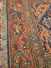 Load image into Gallery viewer, Antique Hand Knotted Persian Bakhtiari Runner (3' x 12'2")