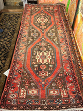 Load image into Gallery viewer, Vintage Hand Knotted Persian Mazlaghan Runner (3'6" x 10'10")