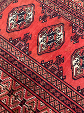 Load image into Gallery viewer, Vintage Hand Knotted Persian Turkoman Runner (3'4" x 12'7")