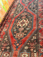 Load image into Gallery viewer, Vintage Hand Knotted Persian Mazlaghan Runner (3'6" x 10'10")