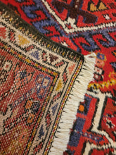 Load image into Gallery viewer, Vintage Hand Knotted Persian Garajeh Runner (1'10" x 5'6")