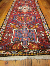 Load image into Gallery viewer, Vintage Hand Knotted Persian Garajeh Runner (1'10" x 5'6")