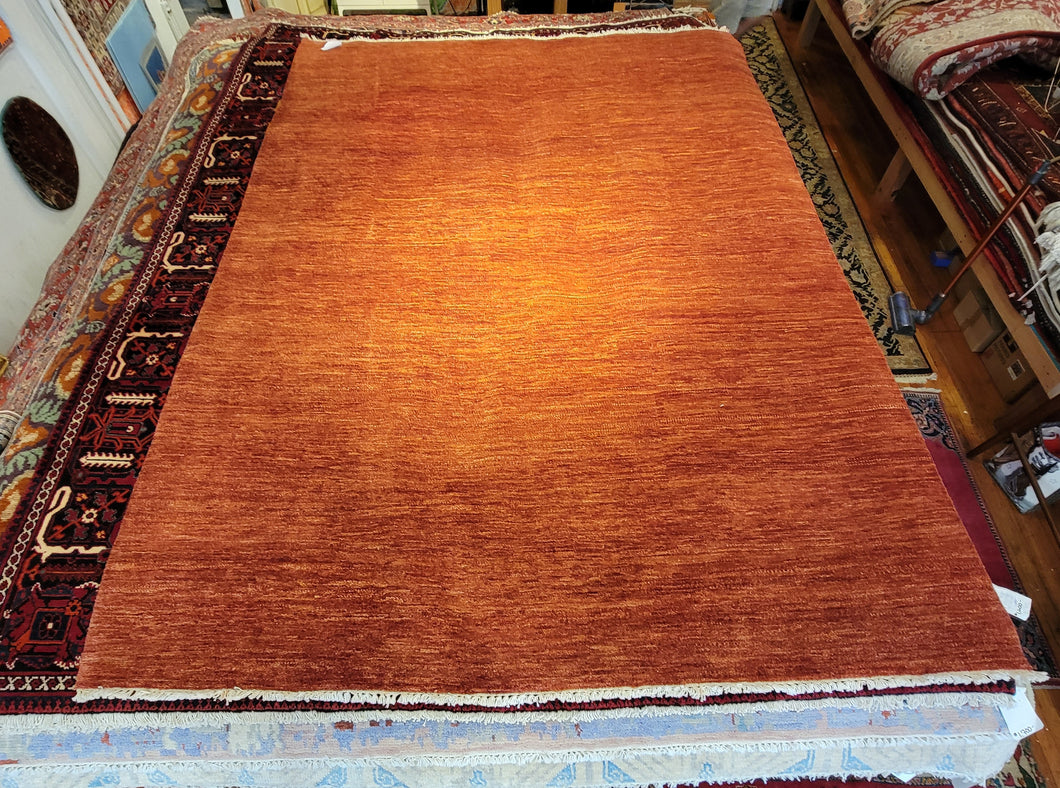 Hand Knotted Indian Gabbeh Rug (6'5