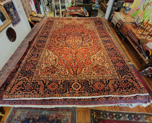 Load image into Gallery viewer, Vintage Hand Knotted Persian Ahar Heriz (8' x 11'9")