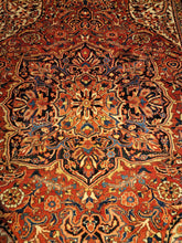 Load image into Gallery viewer, Vintage Hand Knotted Persian Ahar Heriz (8' x 11'9")