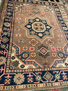 Hand Knotted Pakistani Kazak (3'11" x 6")