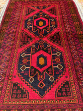 Load image into Gallery viewer, Hand Knotted Afghani Baluch Rug (4&#39;6&quot; x 6&#39;7&quot;)