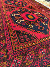 Load image into Gallery viewer, Hand Knotted Afghani Baluch Rug (4&#39;6&quot; x 6&#39;7&quot;)