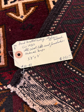 Load image into Gallery viewer, Hand Knotted Afghani Baluch Rug (3&#39;8&quot; x 7&#39;)