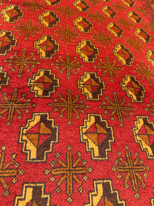 Hand Knotted Afghani Baluch Rug (4' x 7'4")