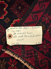 Load image into Gallery viewer, Hand Knotted Afghani Baluch Rug (4&#39; x 6&#39;9&quot;)