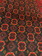 Load image into Gallery viewer, Hand Knotted Afghani Baluch Rug (4&#39; x 6&#39;9&quot;)