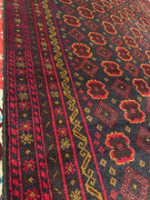 Load image into Gallery viewer, Hand Knotted Afghani Baluch Rug (3&#39;9&quot; x 6&#39;5&quot;)