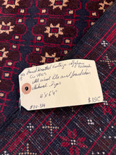 Load image into Gallery viewer, Hand Knotted Afghani Baluch Rug (4&#39; x 6&#39;4&quot;)