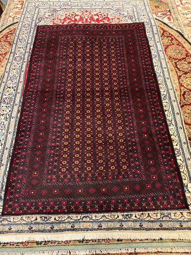 Hand Knotted Afghani Baluch Rug (4' x 6'4