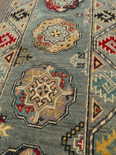 Load image into Gallery viewer, Hand Knotted Afghani Kazak Runner (2&#39; x 6&#39;)