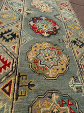 Load image into Gallery viewer, Hand Knotted Afghani Kazak Runner (2&#39; x 6&#39;)