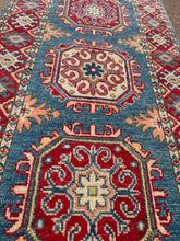 Load image into Gallery viewer, Hand Knotted Afghani Kazak Runner (2&#39; x 6&#39;)