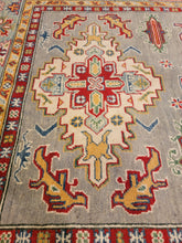 Load image into Gallery viewer, Hand Knotted Afghani Kazak Rug (5&#39; x 7&#39;)