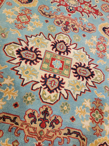 Hand Knotted Afghani Kazak Rug (5' x 7')