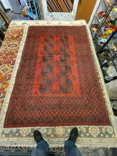 Load image into Gallery viewer, Hand Knotted Afghani Baluch (5&#39;4&quot; x 7&#39;8&quot;)