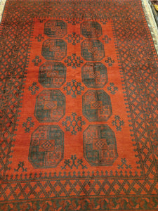 Hand Knotted Afghani Baluch (5'4" x 7'8")
