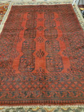 Load image into Gallery viewer, Hand Knotted Afghani Baluch (5&#39;3&quot; x 7&#39;6&quot;)
