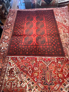 Hand Knotted Afghani Baluch (4'11" x 6'6")