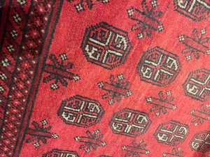 Hand Knotted Afghani Baluch Rug (4' x 6')