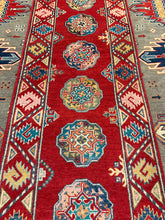 Load image into Gallery viewer, Hand Knotted Afghani Kazak Runner (2'1" x 6')