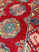 Load image into Gallery viewer, Hand Knotted Afghani Kazak Runner (2'1" x 6')