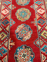 Load image into Gallery viewer, Hand Knotted Afghani Kazak Runner (2'1" x 6')