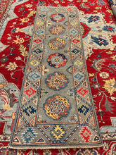 Load image into Gallery viewer, Hand Knotted Afghani Kazak Runner (2' x 6')